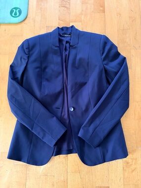Elie Tahari Tailored Navy Women's Blazer Jacket